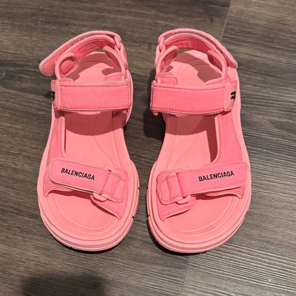 Balenciaga Bright Pink Women's Sandals